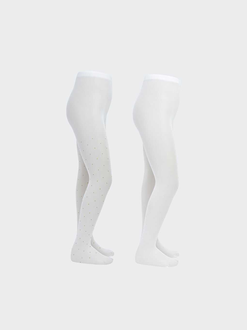 Gri Kız Çocuk İnce Külotlu Çorap 2'li