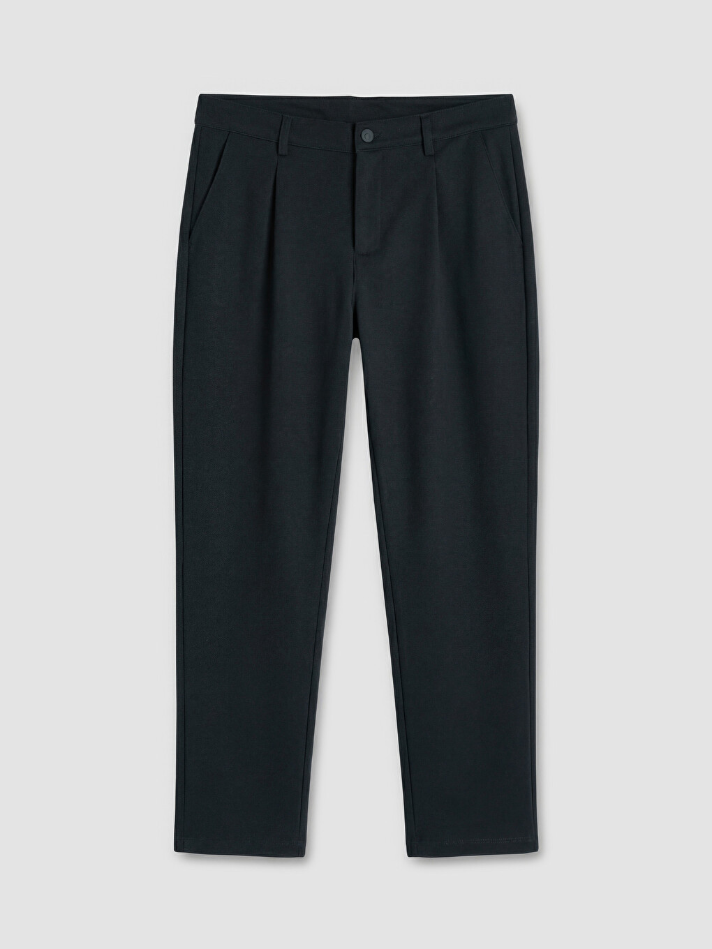 Slim Fit Pleated Men's Trousers-4