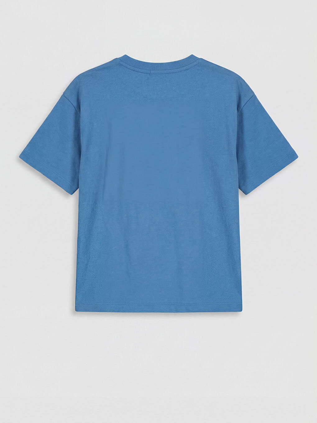 Mavi Baskılı Erkek Çocuk Tişört ve Şort-4