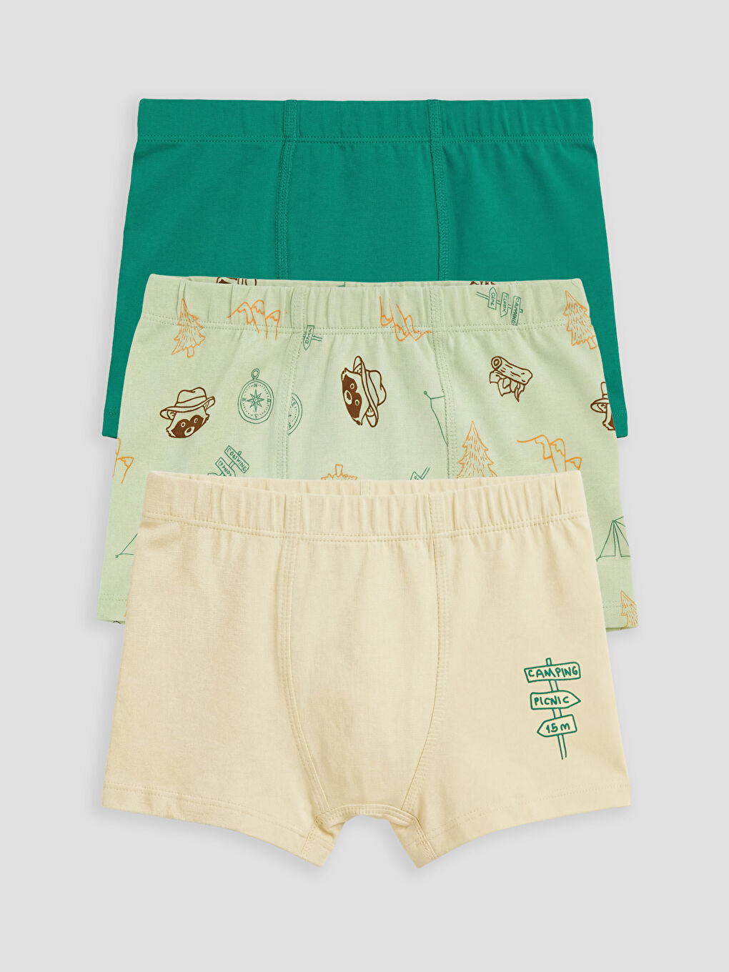 Boy GREEN Boxer Briefs-1