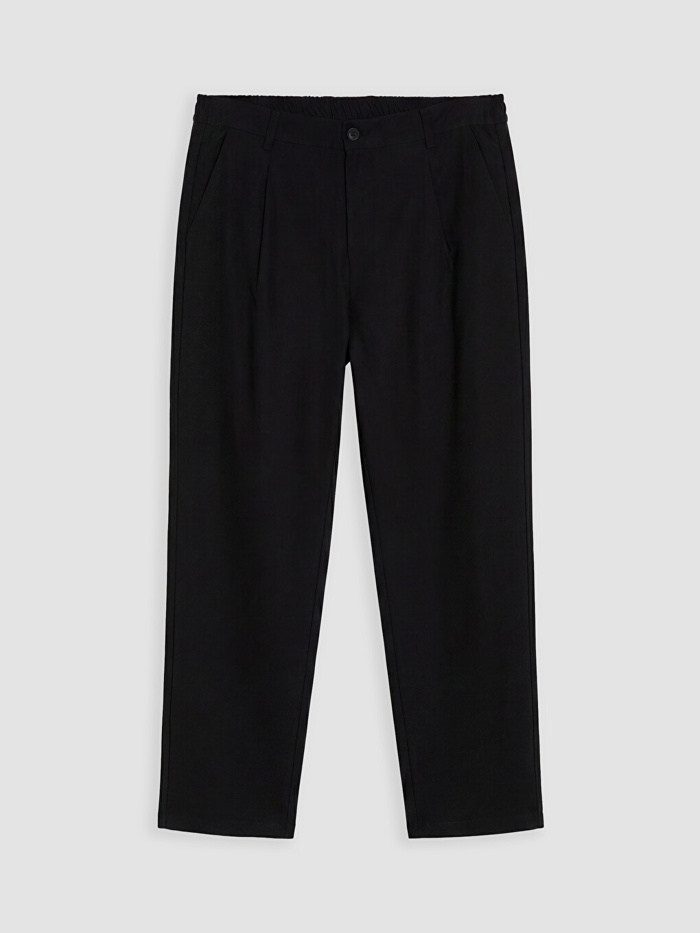 Regular Fit Pleated Men's Trousers-5