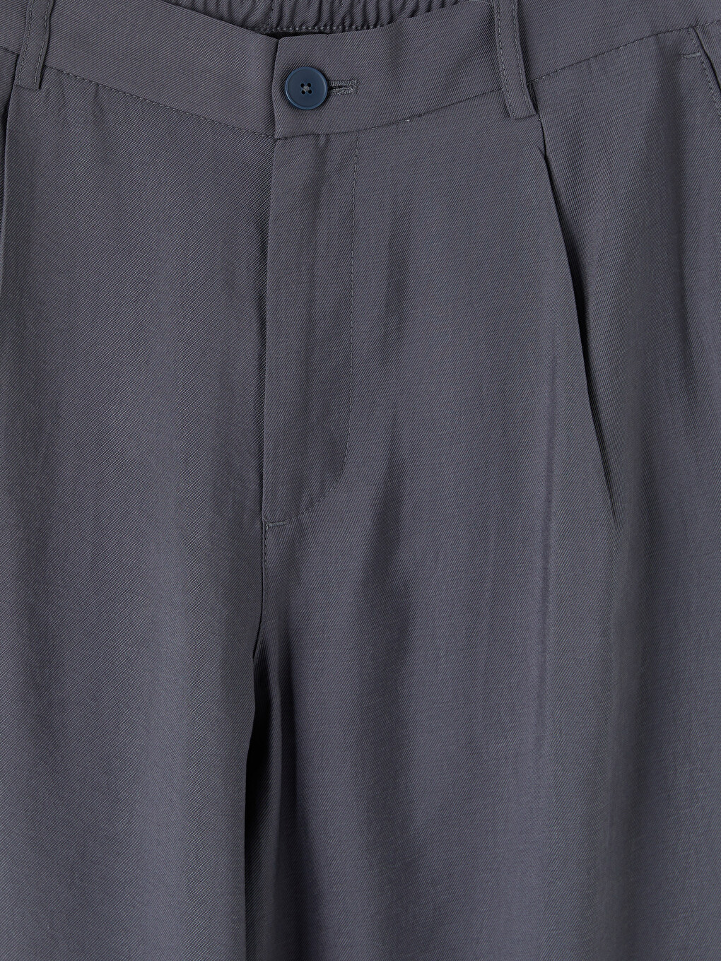 Antrasit Regular Fit Pileli Erkek Pantolon-2