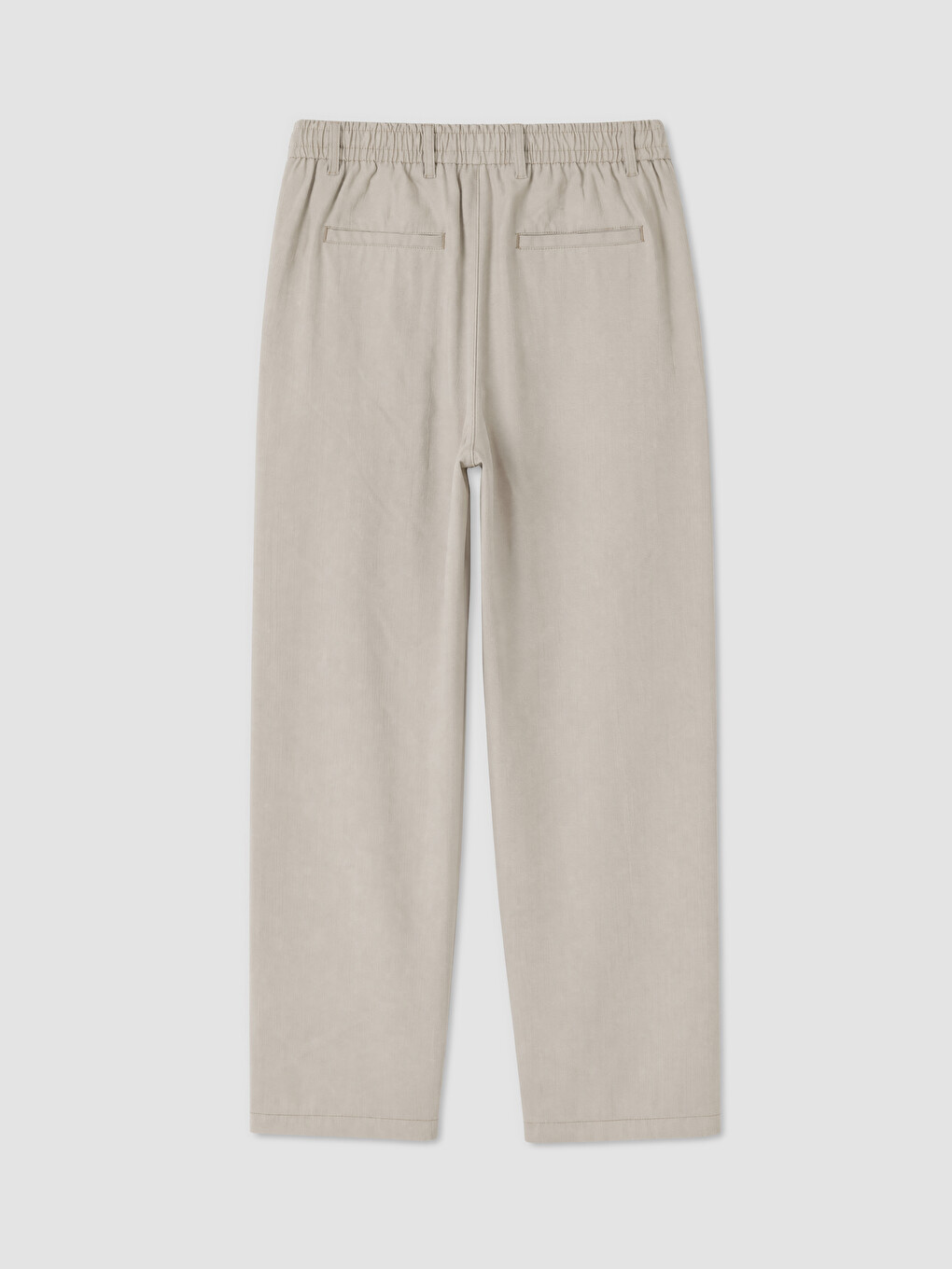 Bej Regular Fit Pileli Erkek Pantolon-5