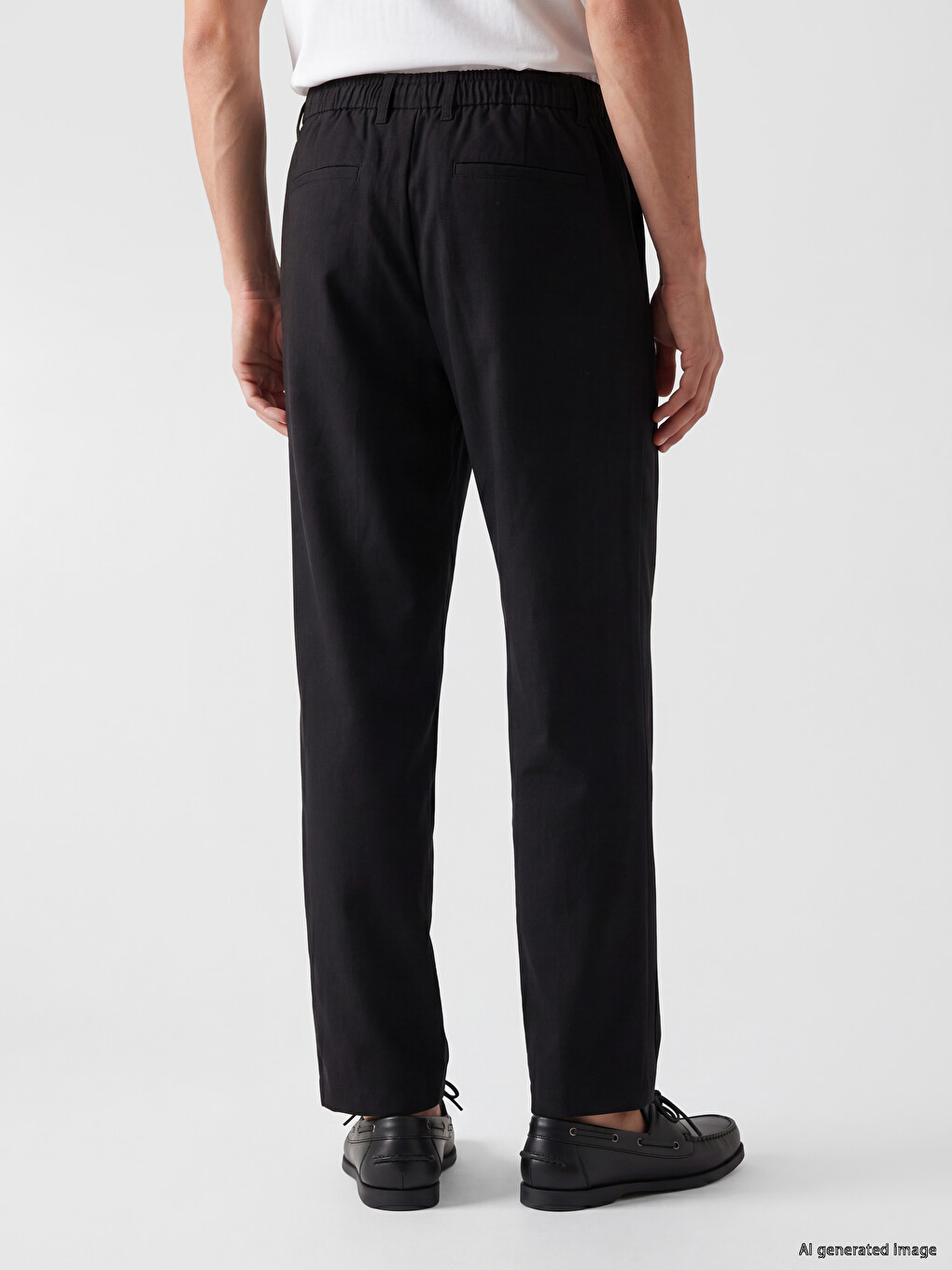Regular Fit Pleated Men's Trousers-3