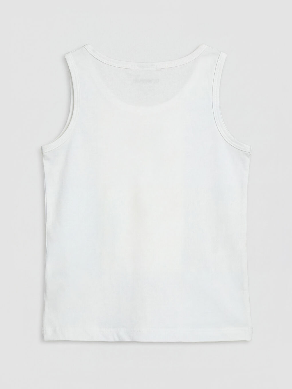 Beyaz Bisiklet Yaka Erkek Çocuk Atlet 2'li-2