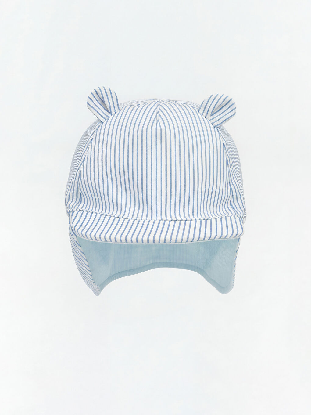 Yeşil Ense Korumalı Erkek Bebek Şapka