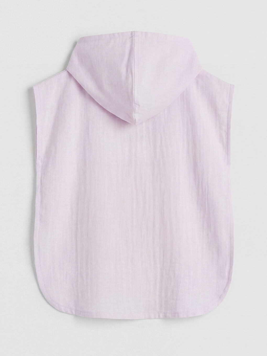 Pembe Baskılı Kız Bebek Panço Havlu-1