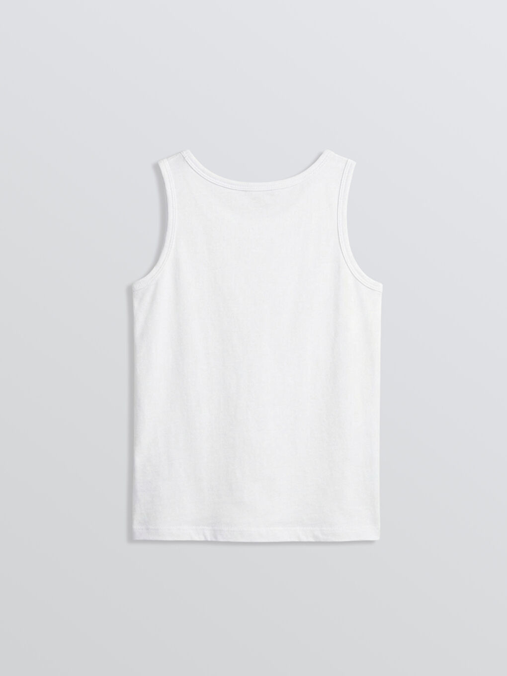 Beyaz Erkek Çocuk Penye İç Giyim Atlet 5'li-2