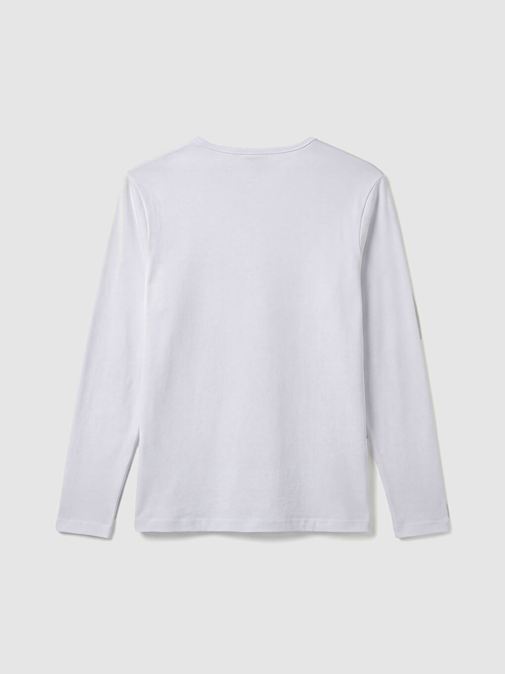 تيشيرت نسائي بأكمام طويلة ورقبة دائرية-1