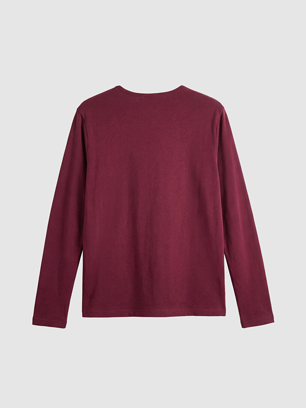 تيشيرت نسائي بأكمام طويلة ورقبة دائرية-1