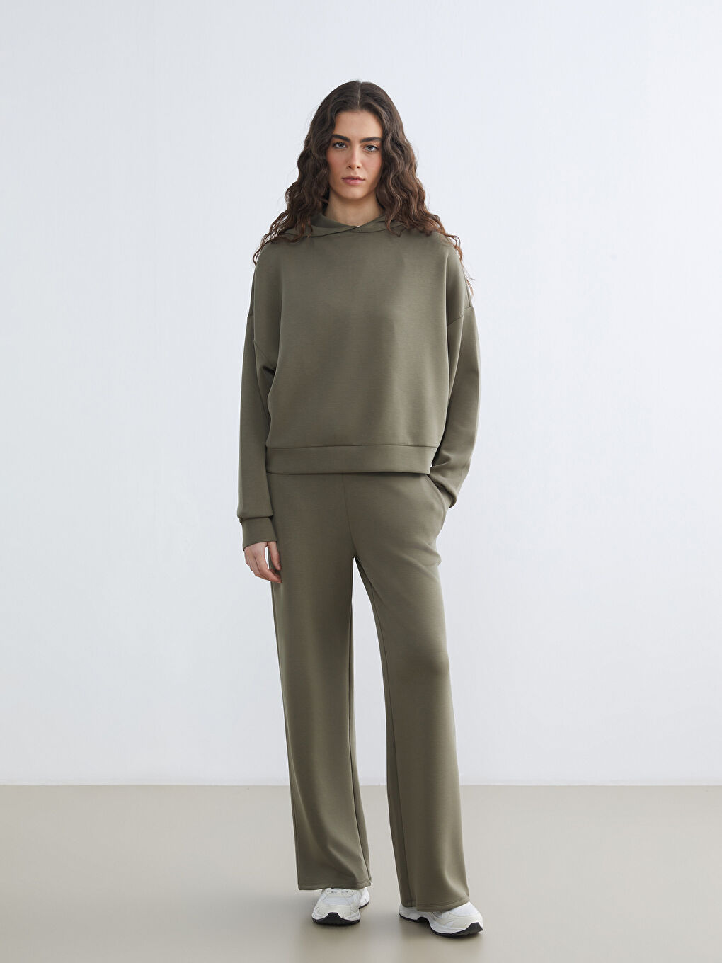 Woman BROWN Hoodie-1