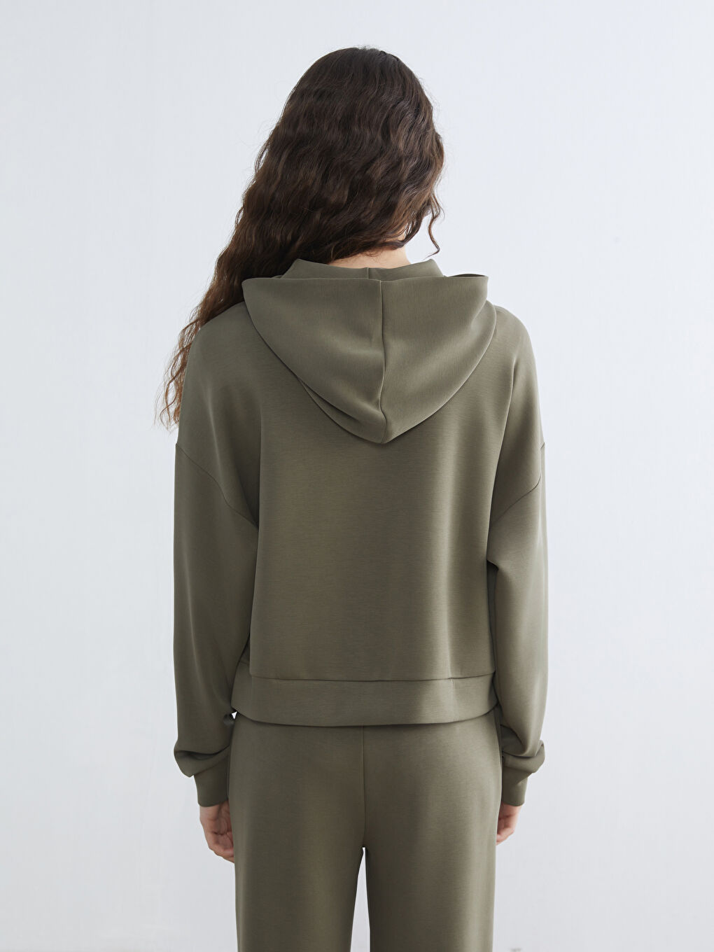 Woman BROWN Hoodie-3