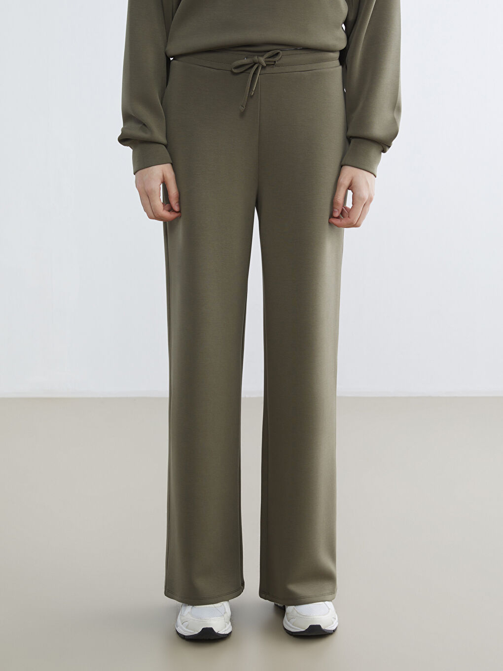 Женщины Коричневый Брюки‑джоггеры-1