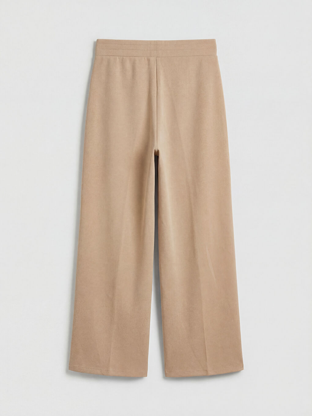 ქალი ბეჟი სპორტული შარვალი-1