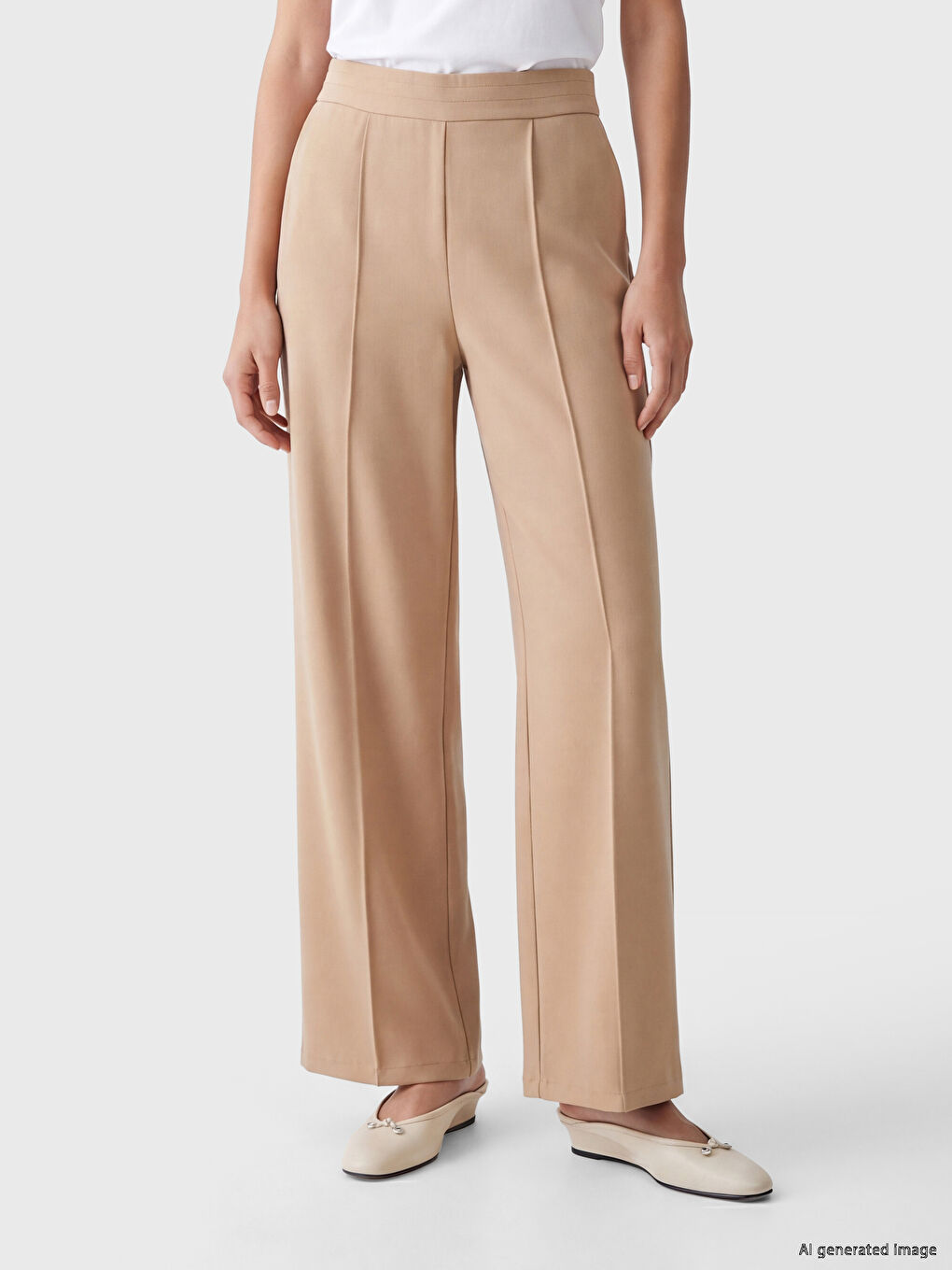 Elastic Waist Women's Sweatpants-1