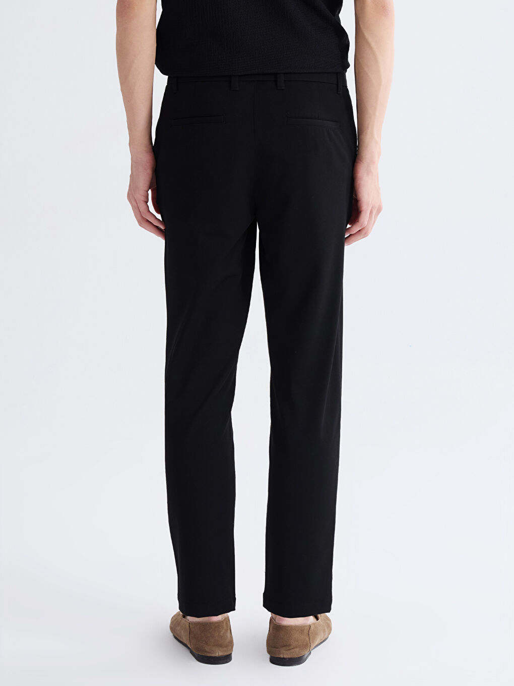 Siyah Slim Fit Erkek Pantolon-3