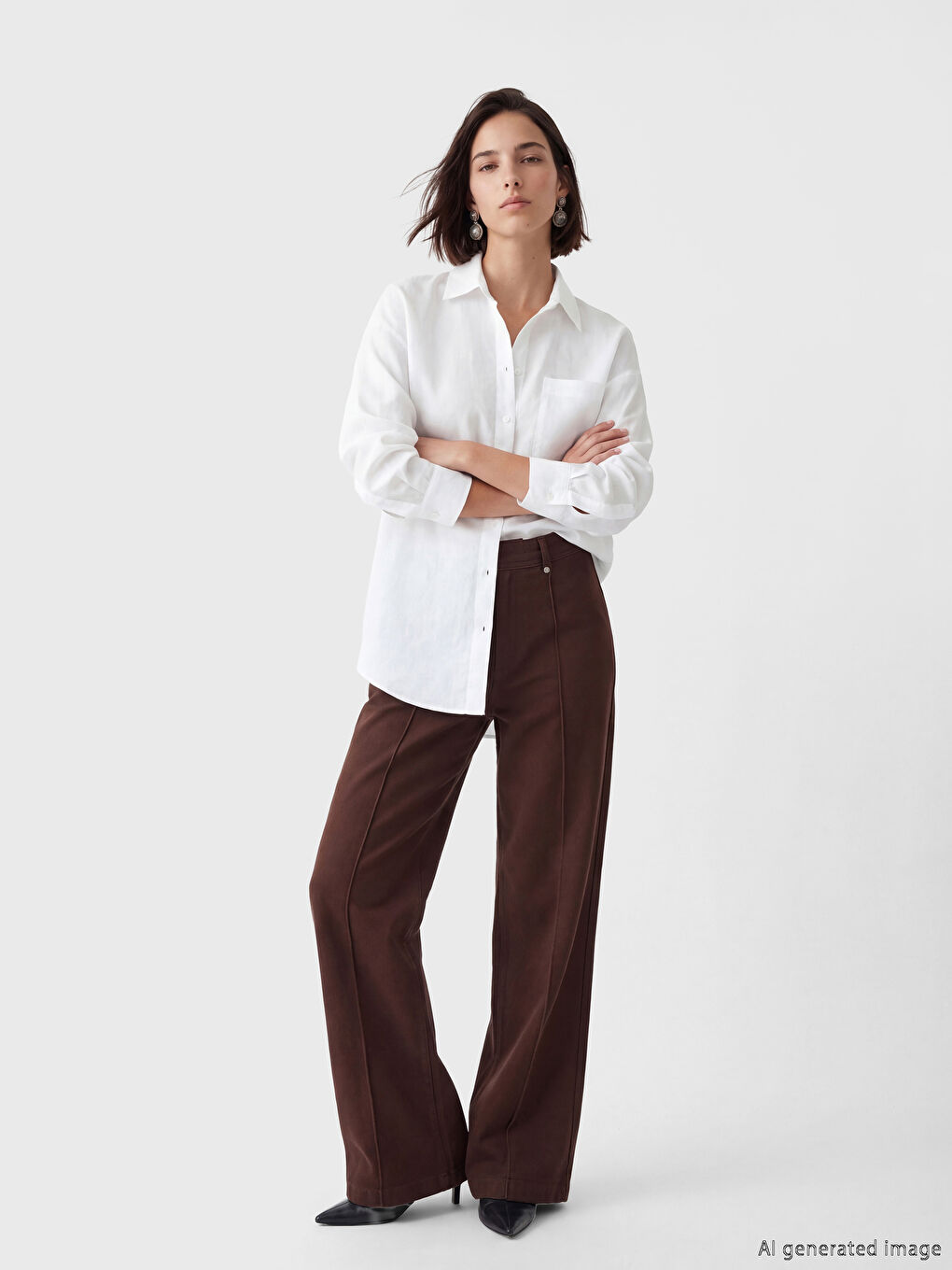 Жіночі джинси з широкими штанинами