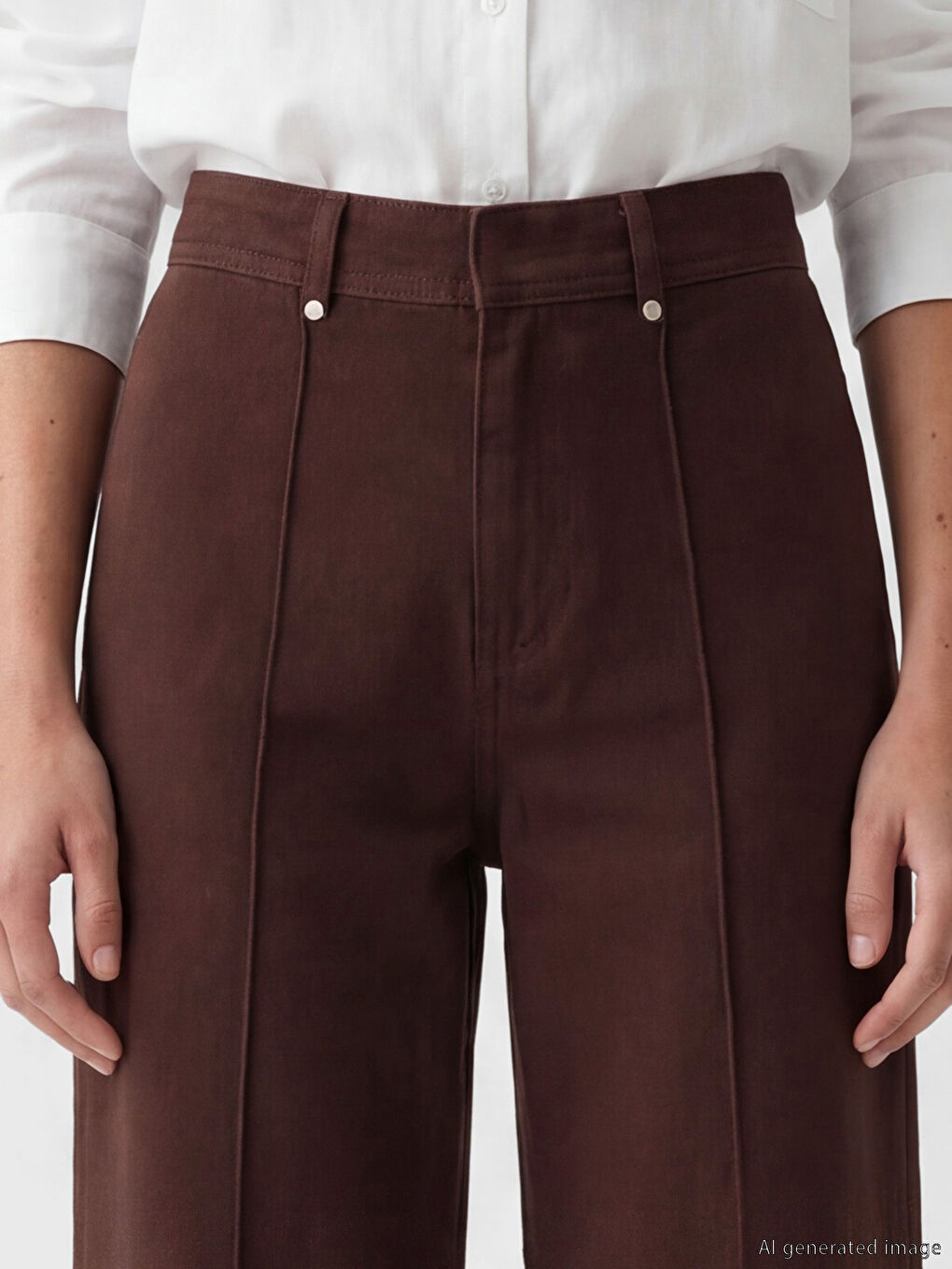 Жіночі джинси з широкими штанинами-2