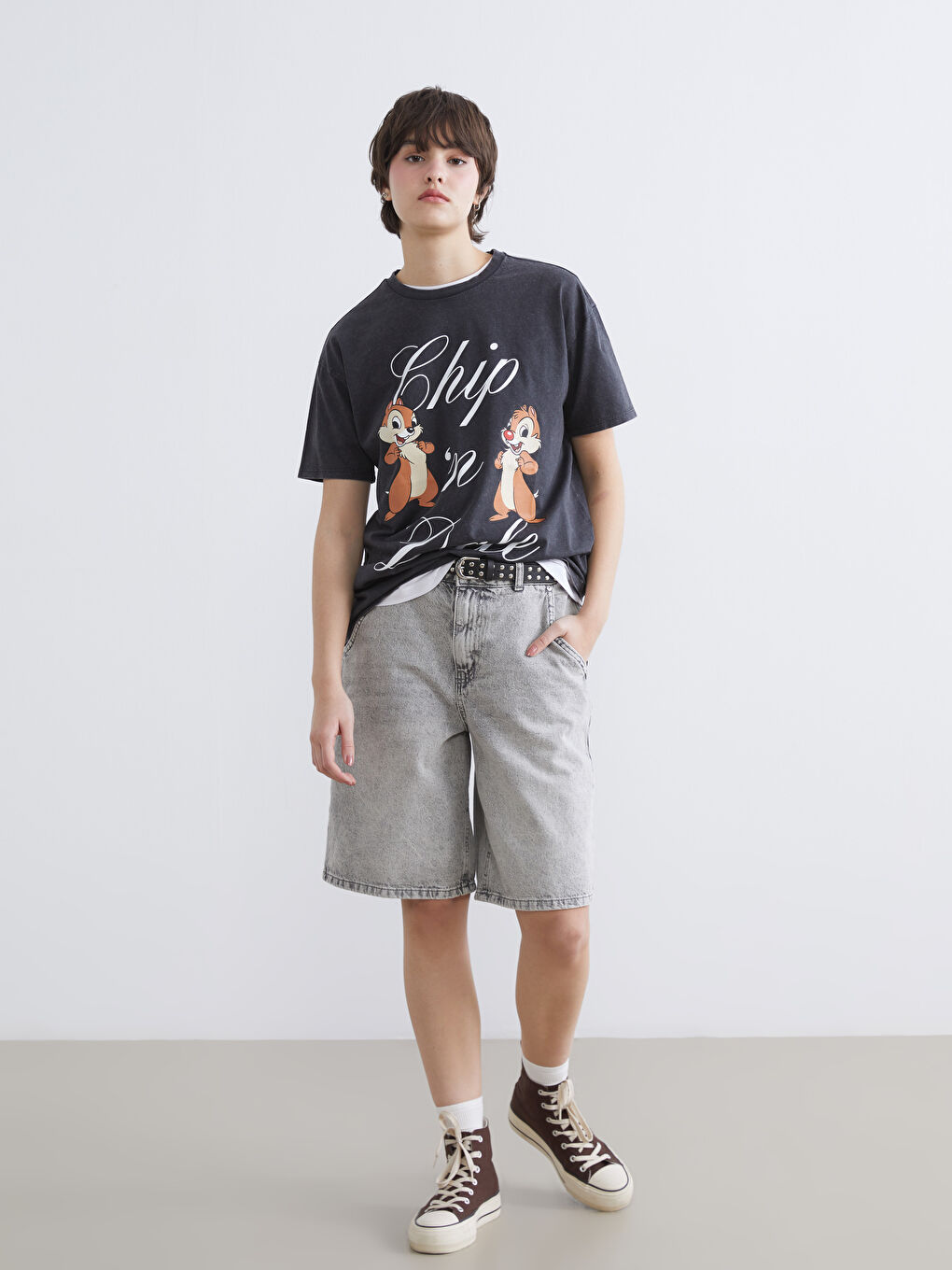 Жена Антрацит Тениска-1