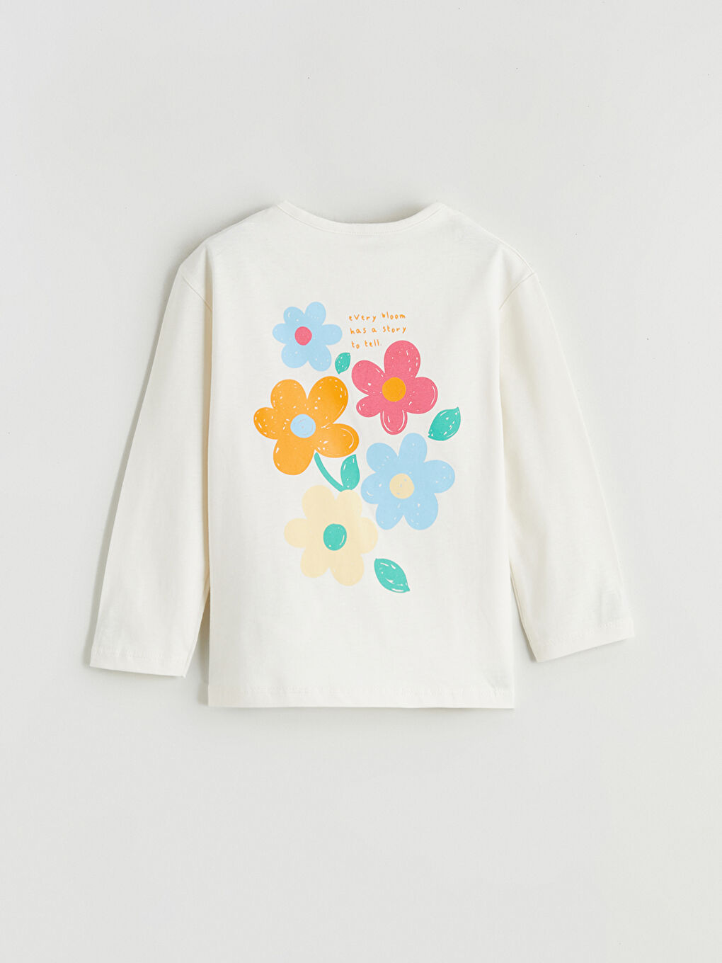 Girls' Floral Print T-Shirt and Leggings-5