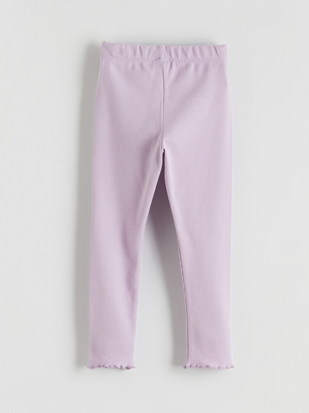 Ekru Bisiklet Yaka Baskılı Kız Çocuk Tişört ve Tayt-5