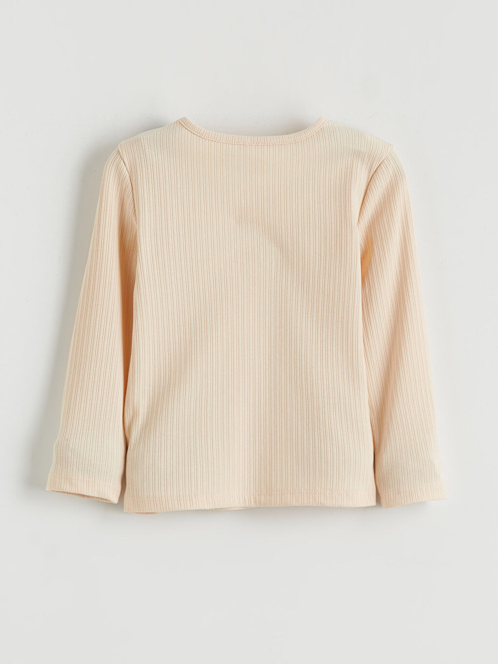 Bej Kız Çocuk Baskılı Bluz ve Etek-2