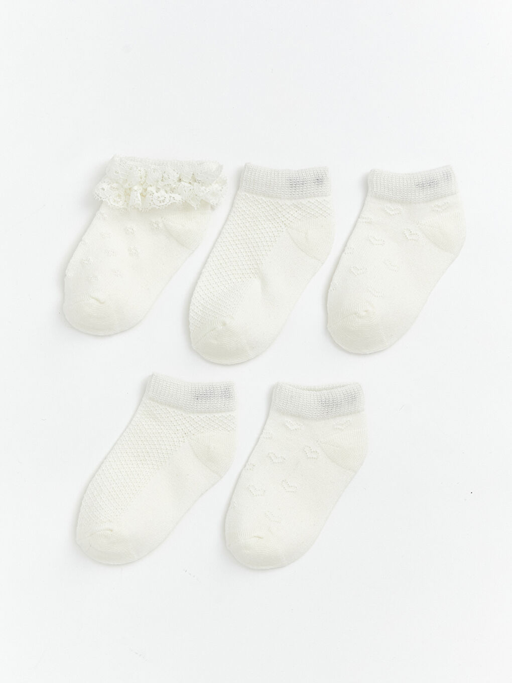 Šarene sportske čarape za bebu devojčicu, pakovanje od 5 komada