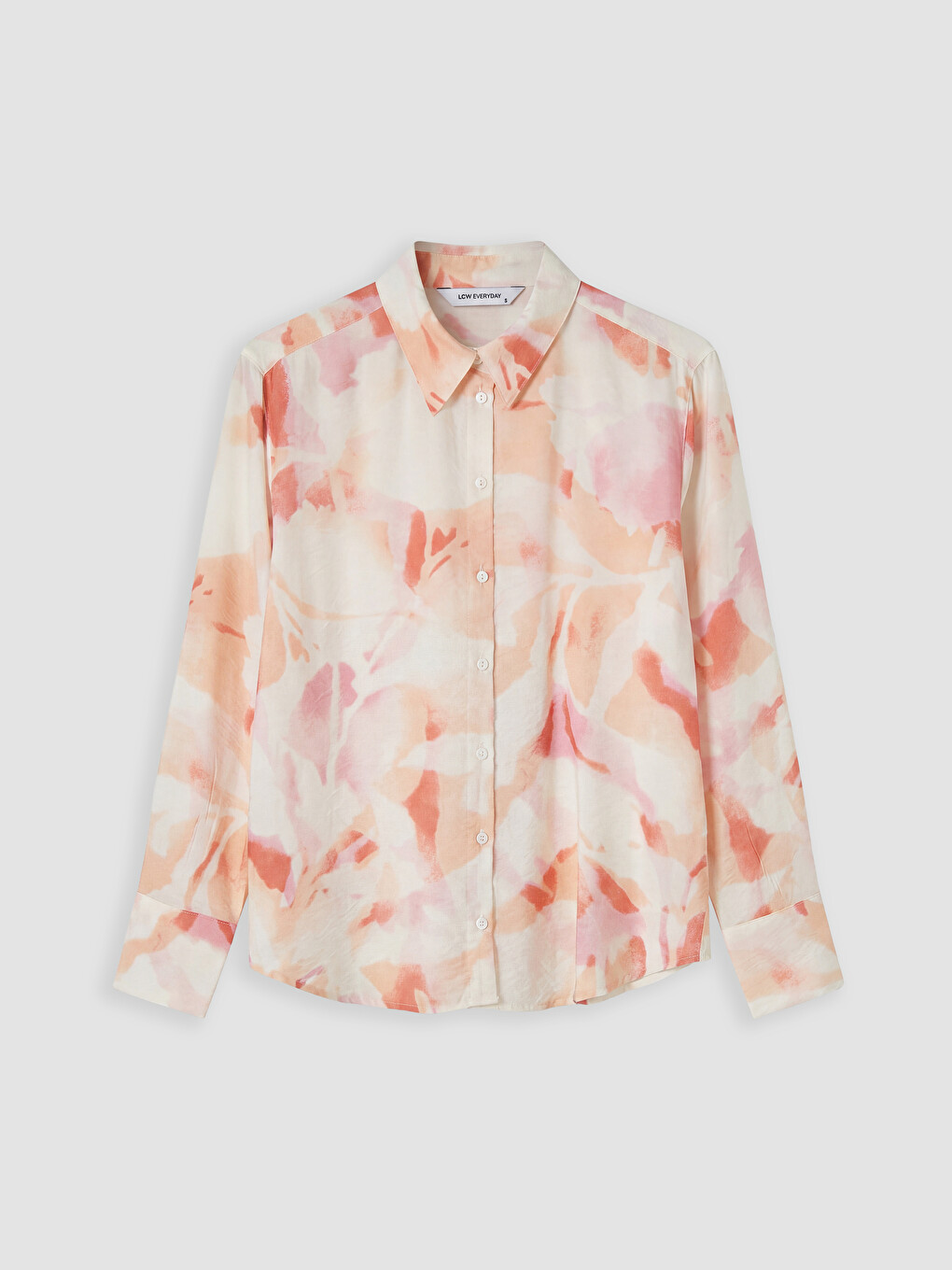 Patterned Oversize Women's Shirt-4