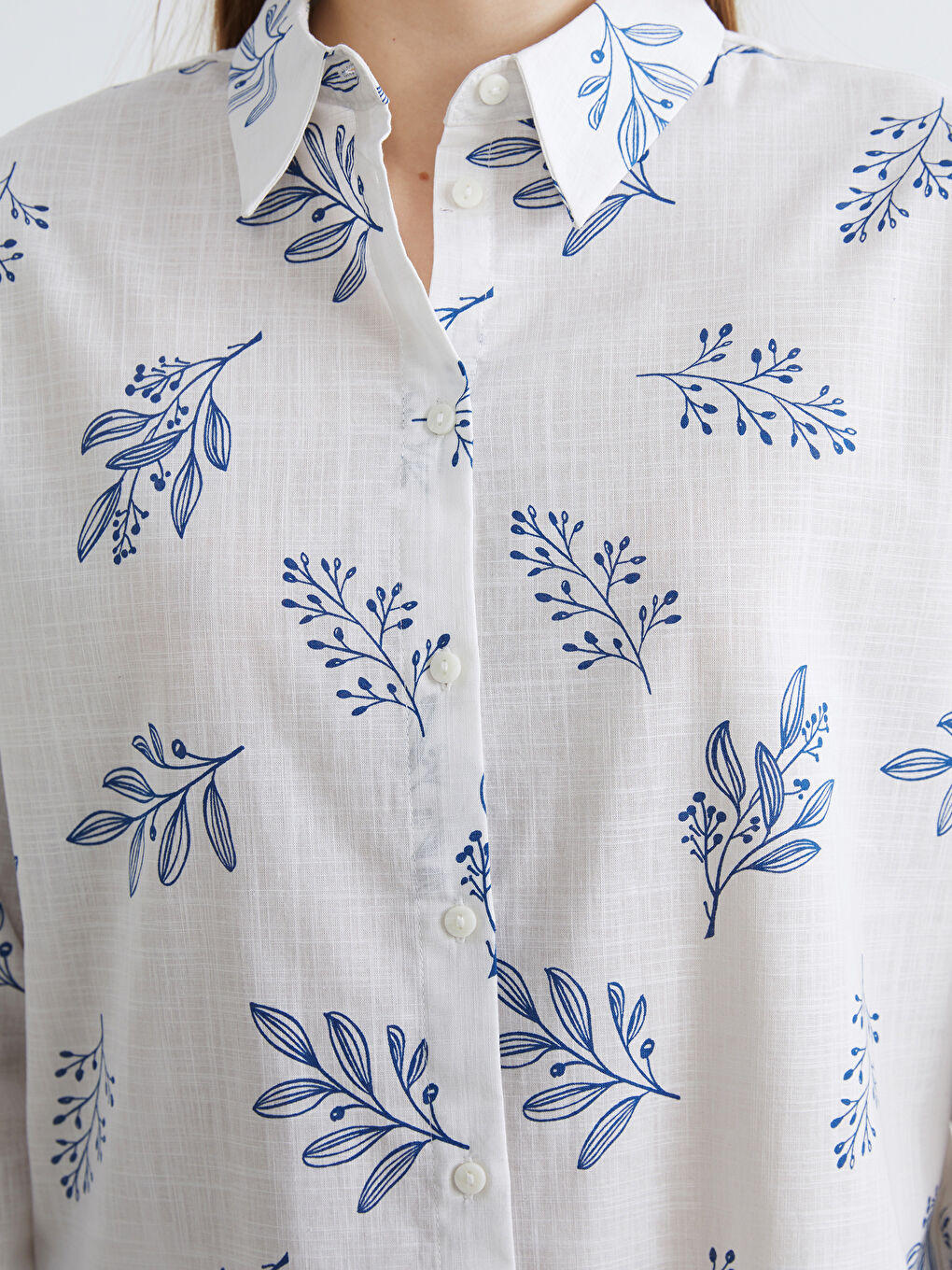 Γυναίκα ΛΕΥΚΟ Πουκάμισο τουνίκ-2