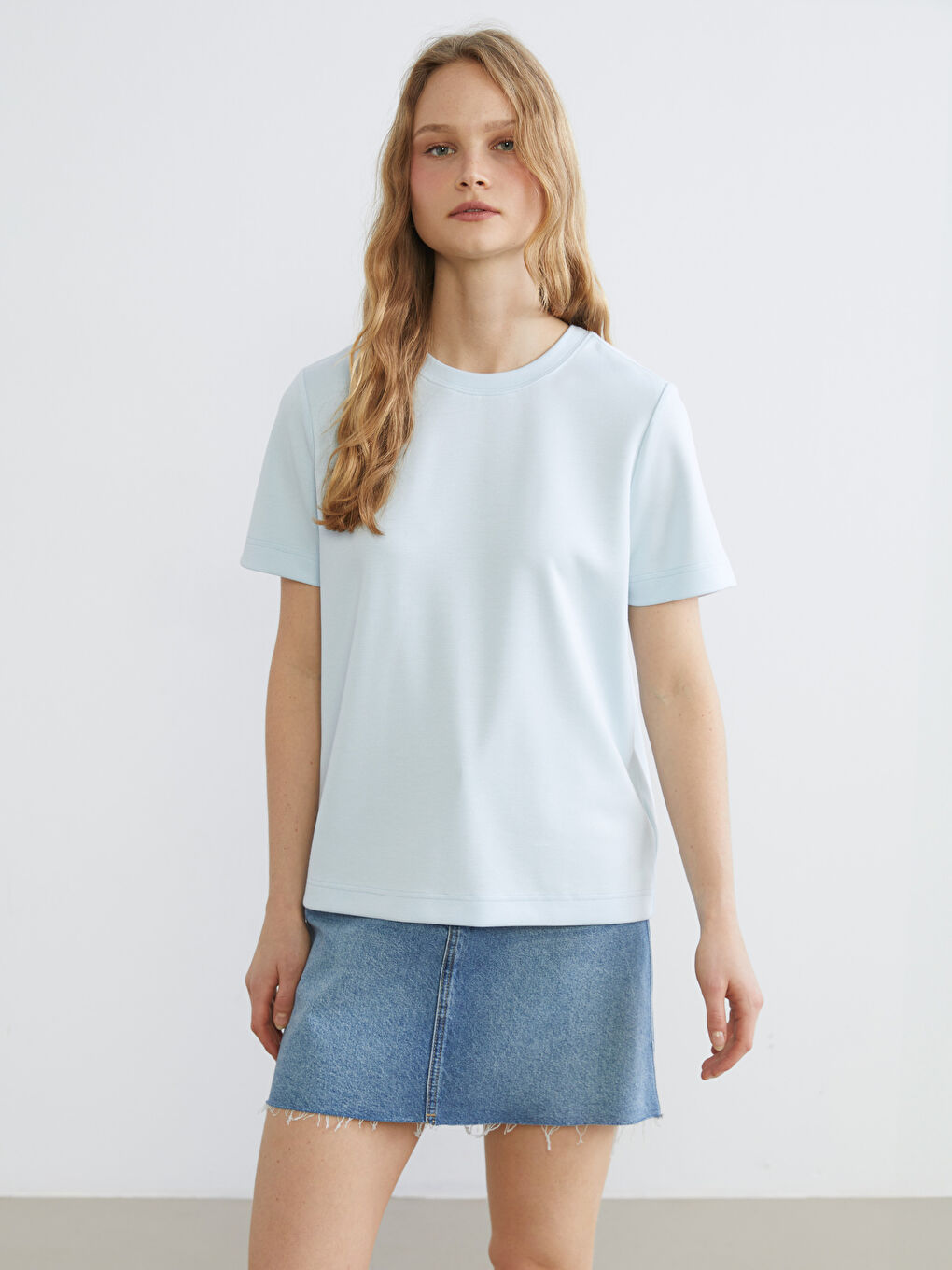 Žena PLAVA Majica kratkih rukava