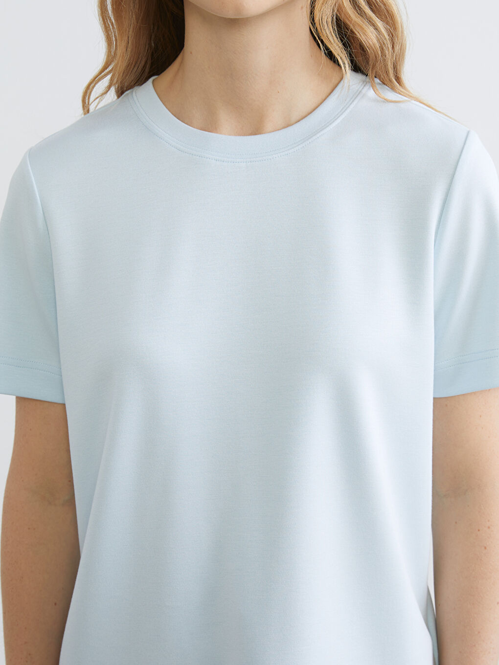 Žena PLAVA Majica kratkih rukava-2