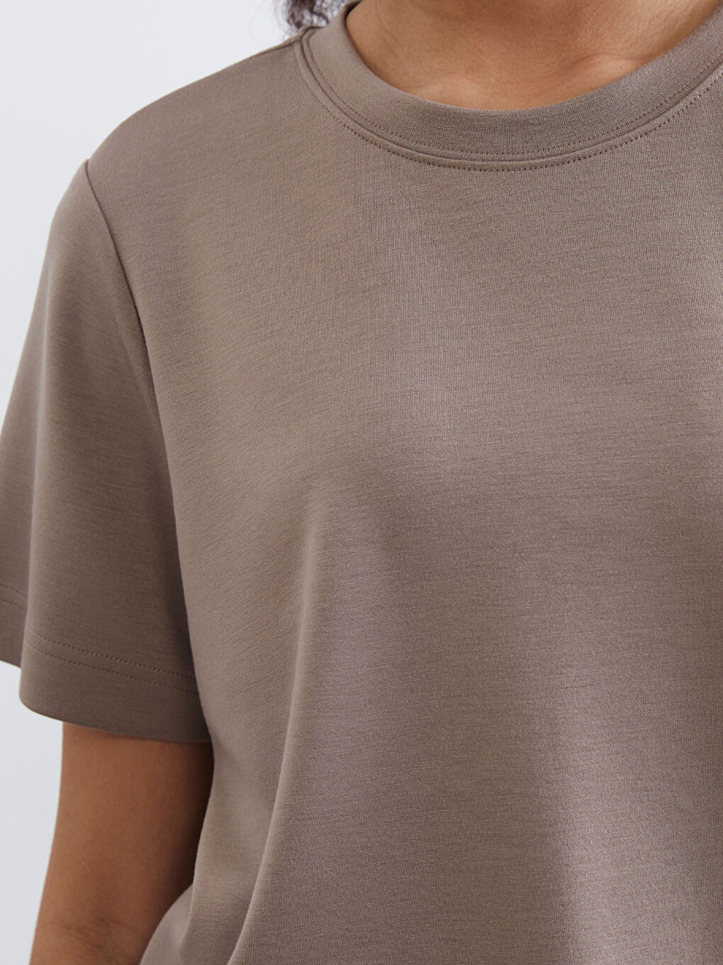 Woman BROWN T-Shirt-2