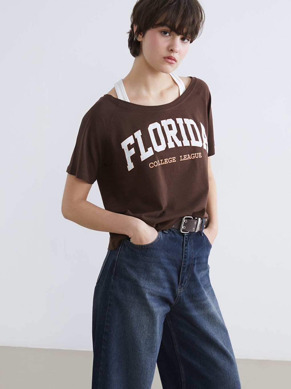 Woman BROWN T-Shirt