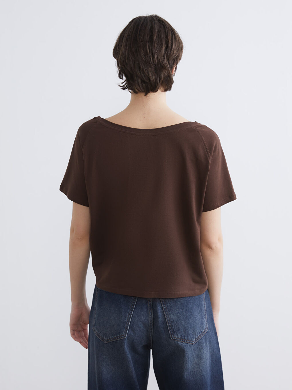 Woman BROWN T-Shirt-3