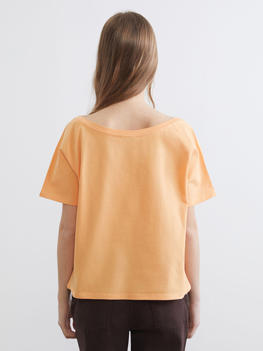 T-shirt ORANGE Femme-3