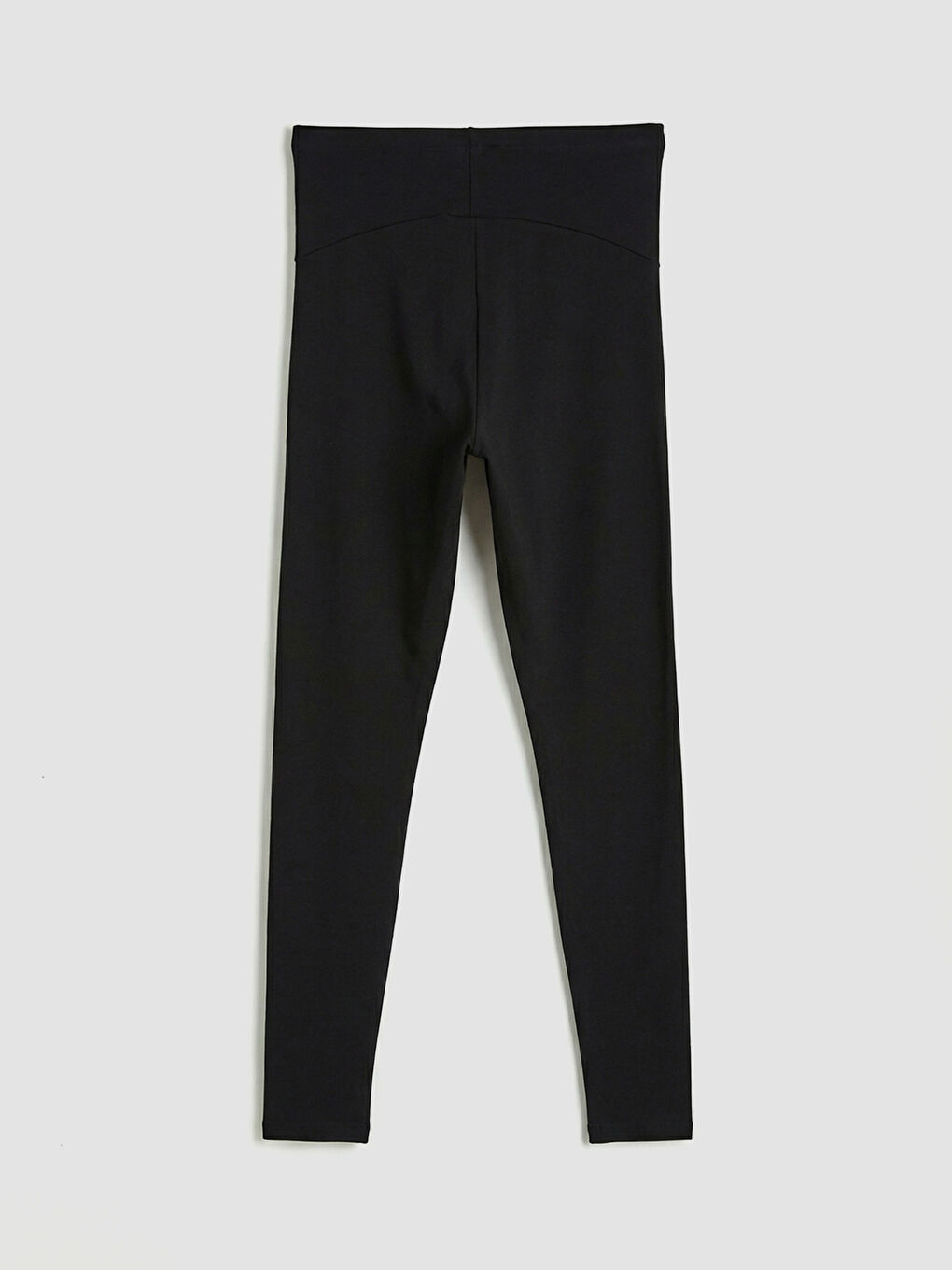 Siyah Karın Panelli Hamile Tayt-1