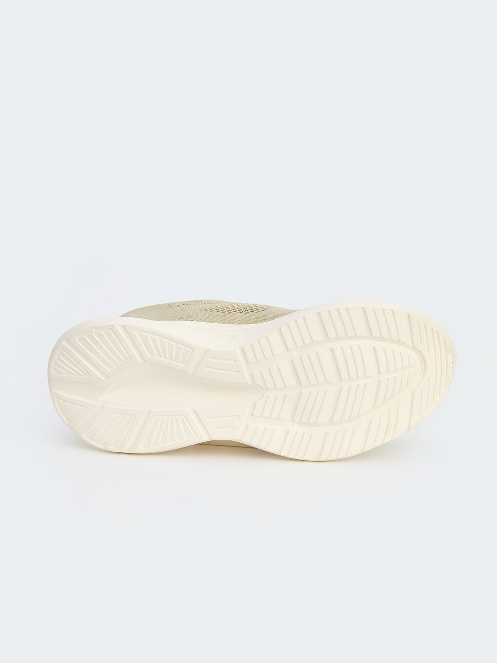 Bej Fileli Kadın Spor Ayakkabı-3