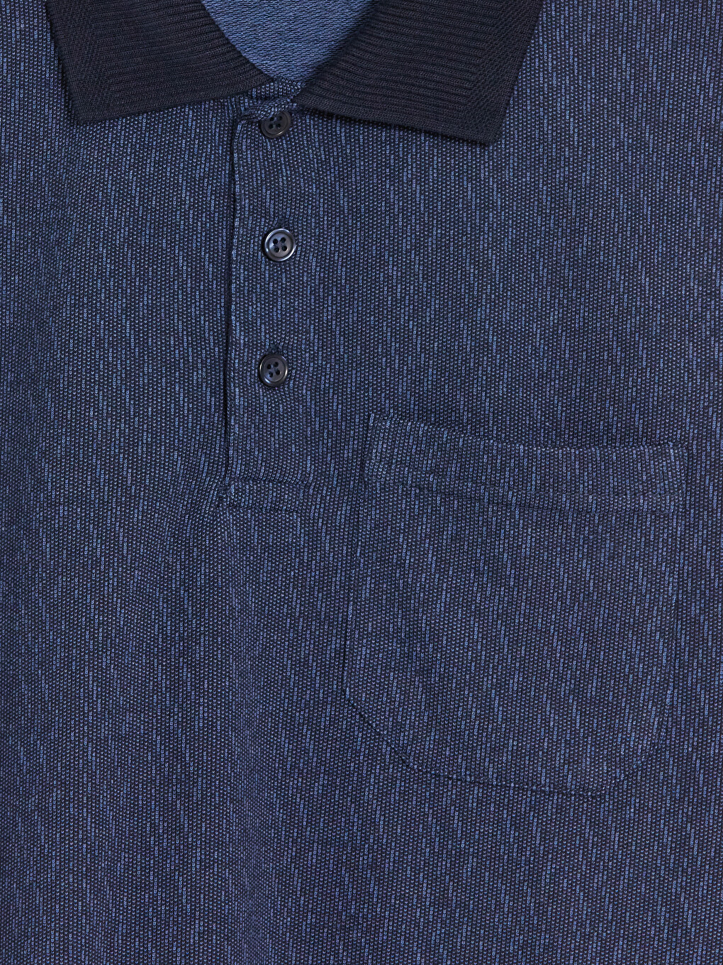 Lacivert Polo Yaka Erkek Tişört-4
