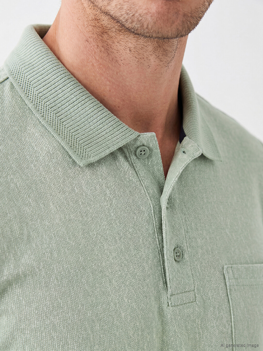 Polo Collar Men's T-shirt-2