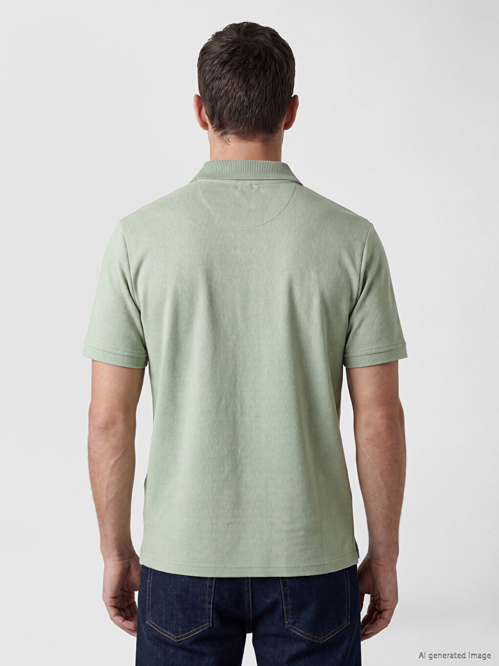 Polo Collar Men's T-shirt-3
