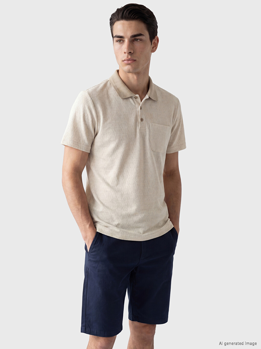 Polo Collar Men's T-Shirt