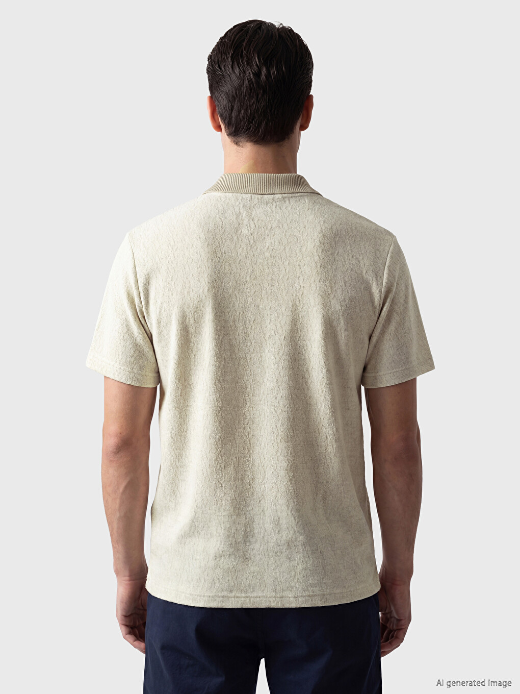 Polo Collar Men's T-Shirt-2