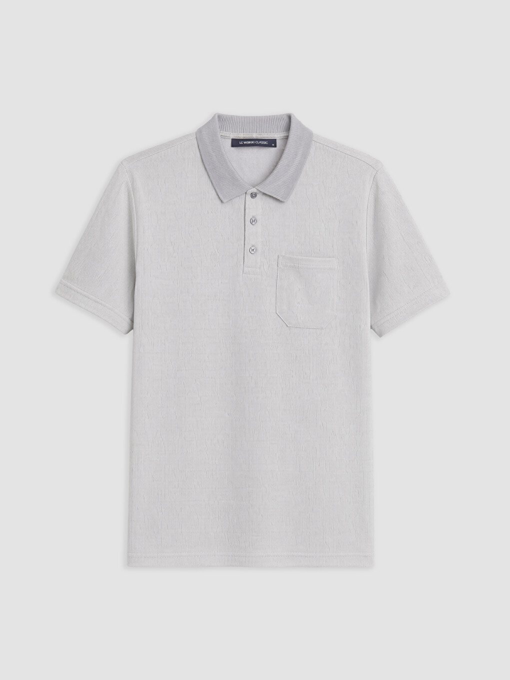 Gri Polo Yaka Erkek Tişört
