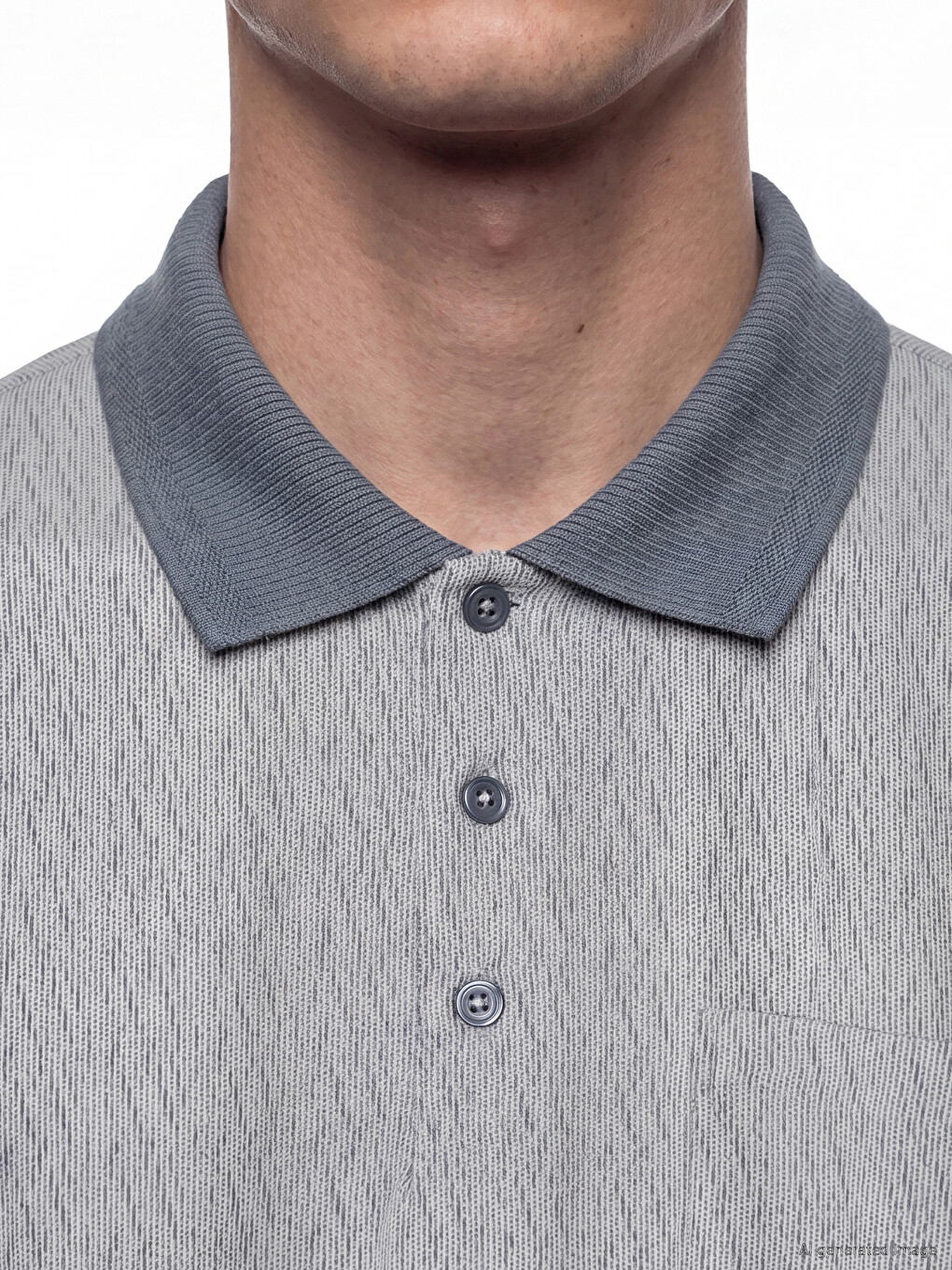 Polo Collar Men's T-Shirt-2