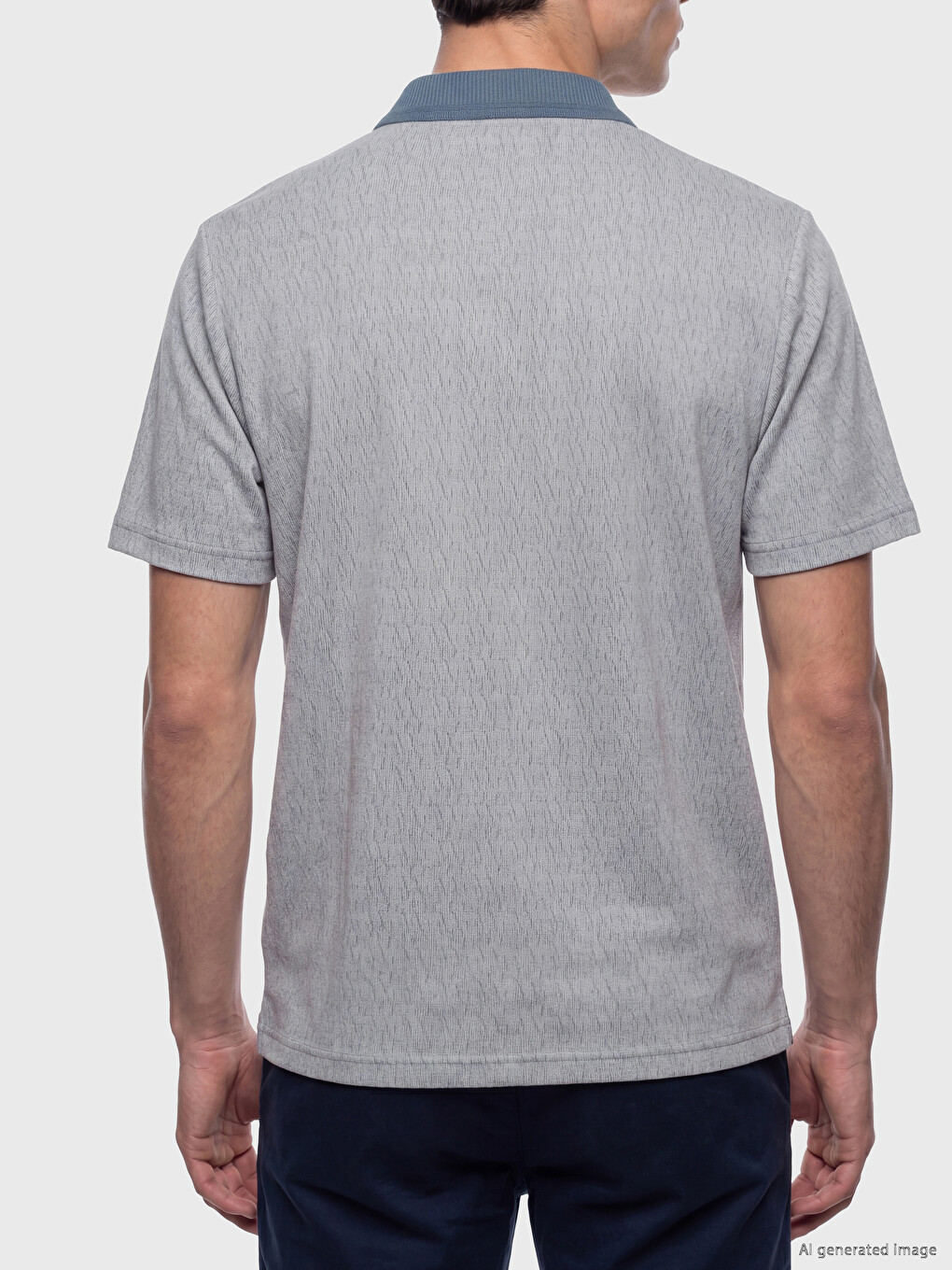Polo Collar Men's T-Shirt-3