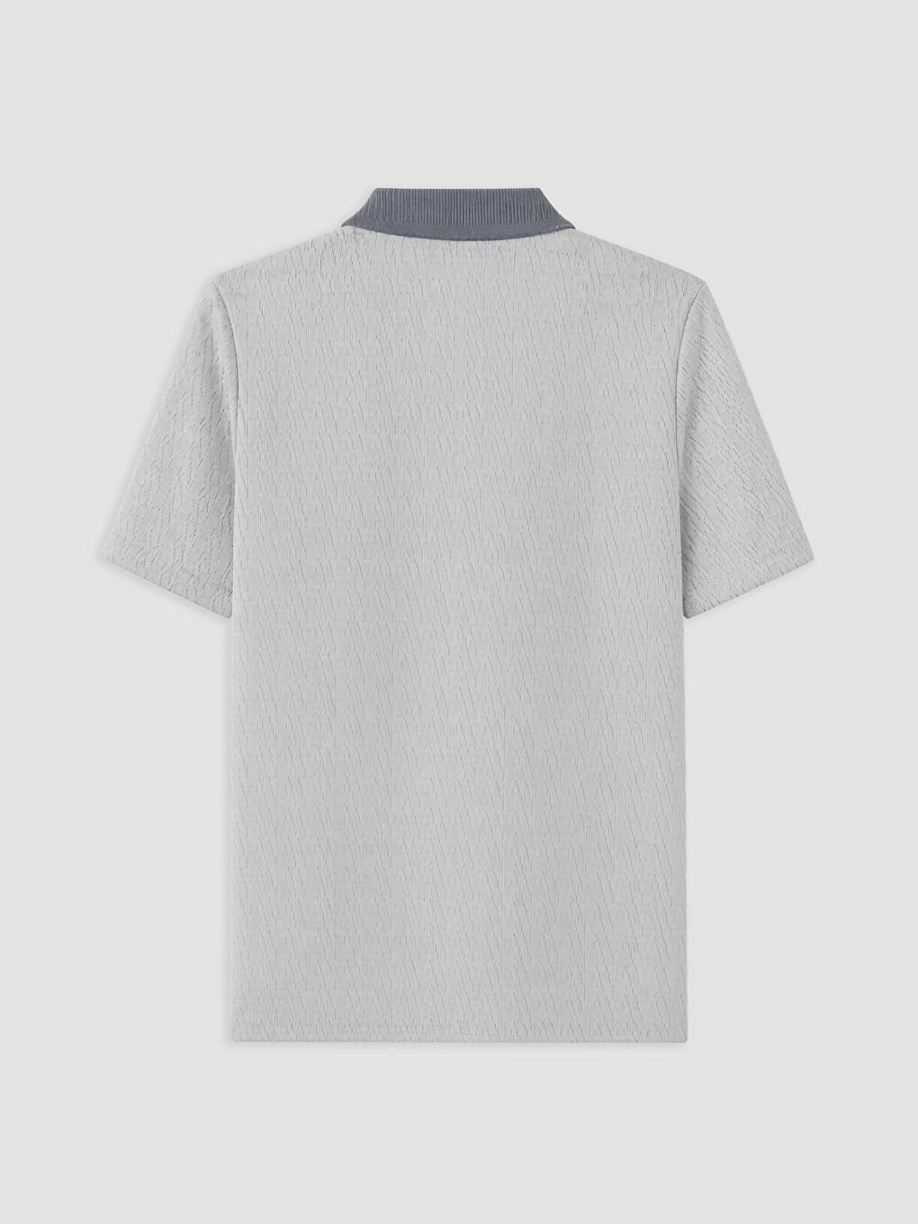 İndigo Polo Yaka Erkek Tişört-1