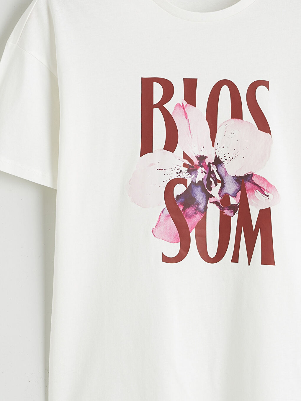 Crew Neck Printed Women's T-Shirt-5