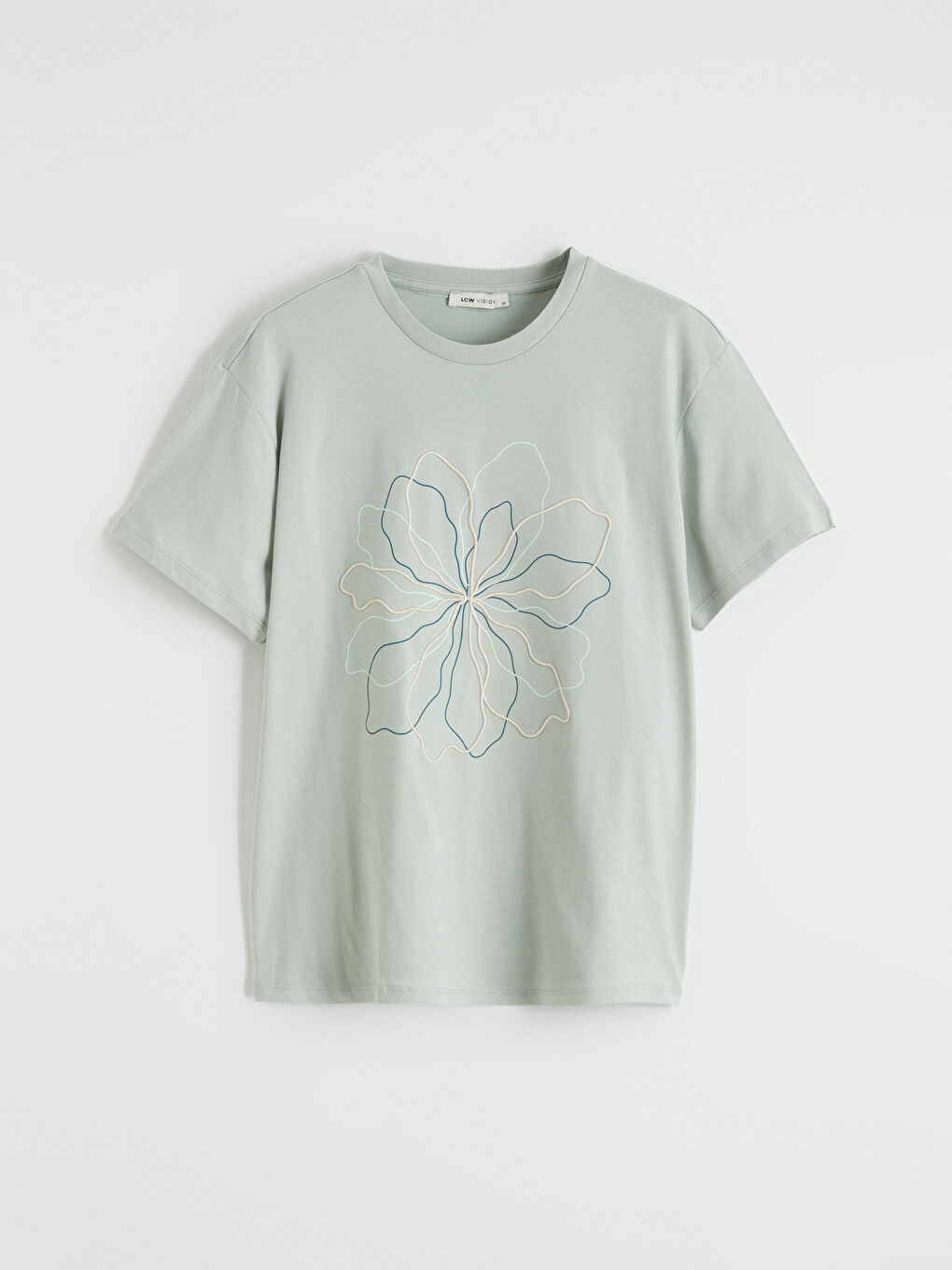 Floral Crew Neck Tee-4