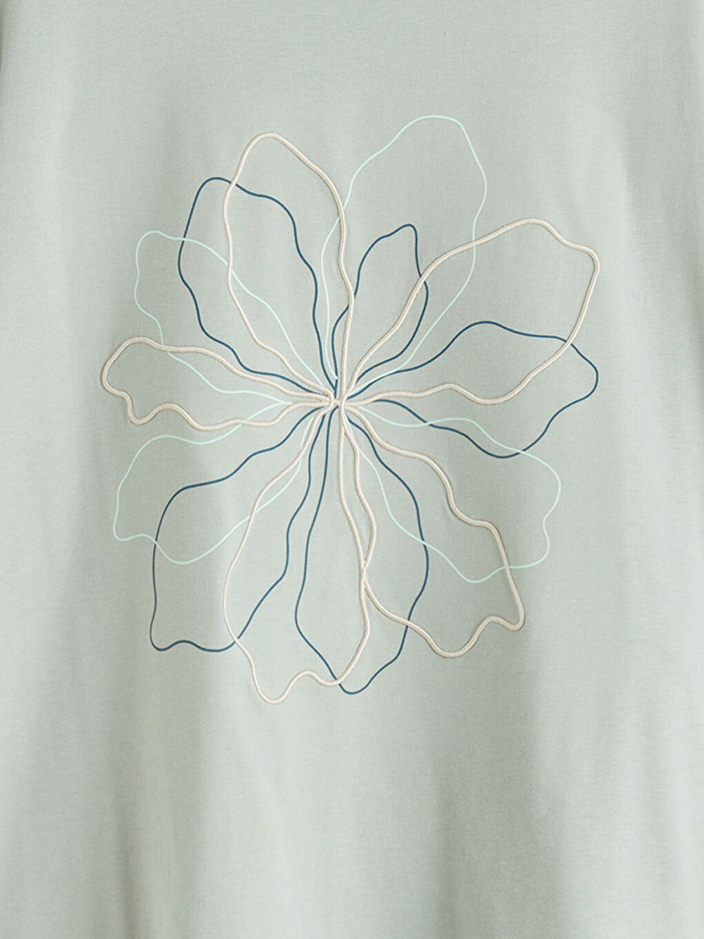 Floral Crew Neck Tee-5