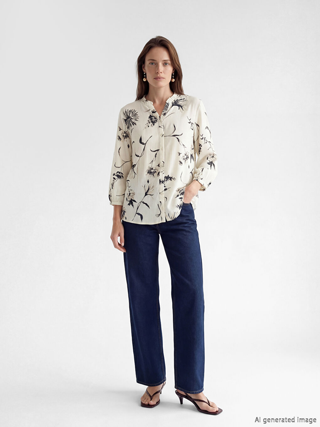 Žena BEŽ Košulja-1